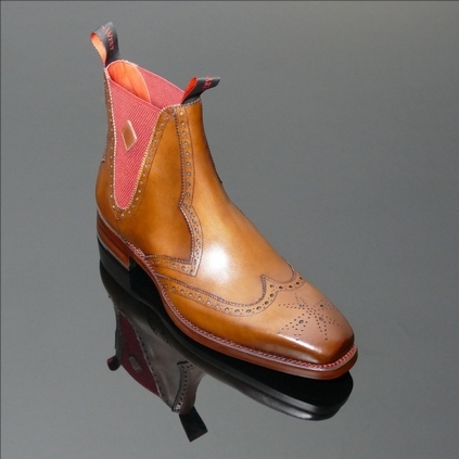 STANSHALL BONKERS WING TIP CHELSEA BOOT